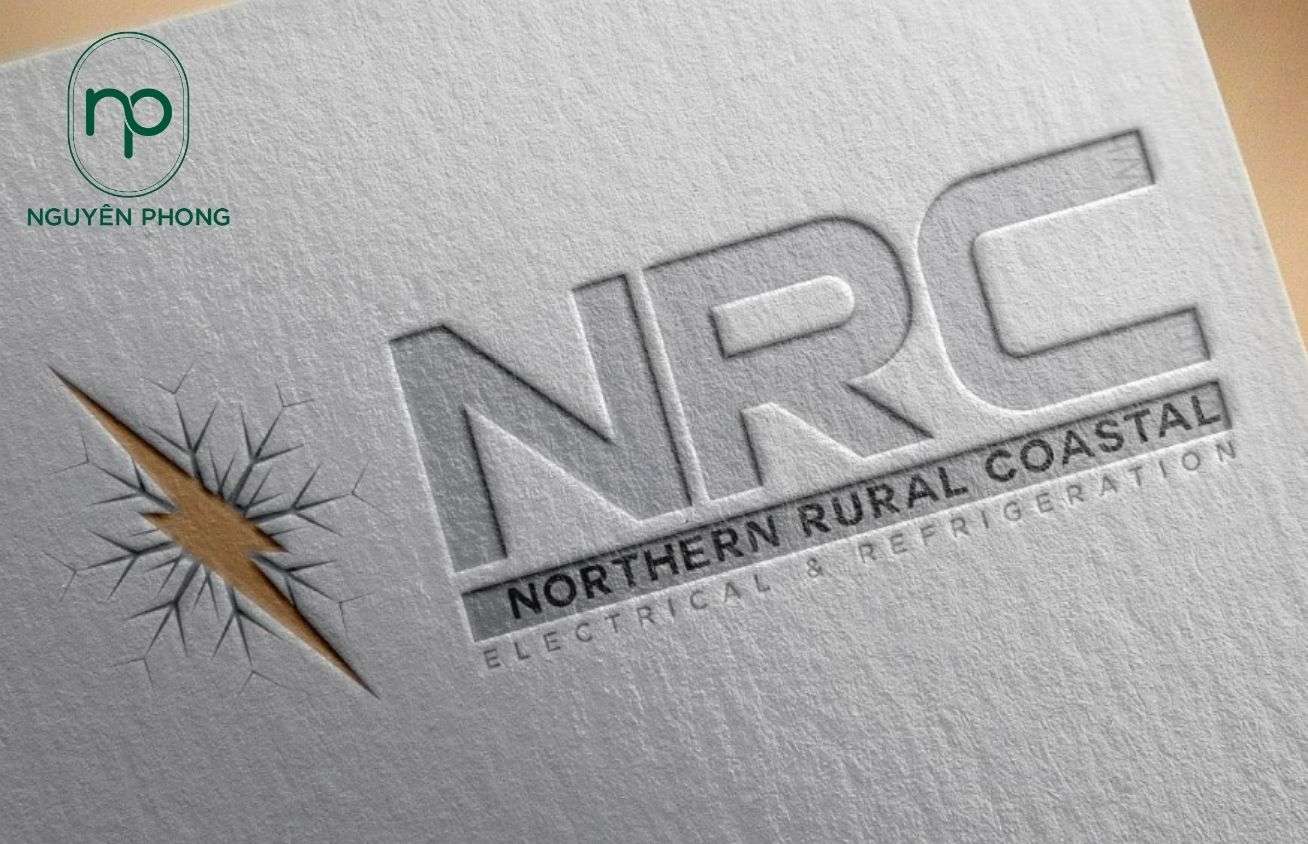 Logo điện lạnh in chìm